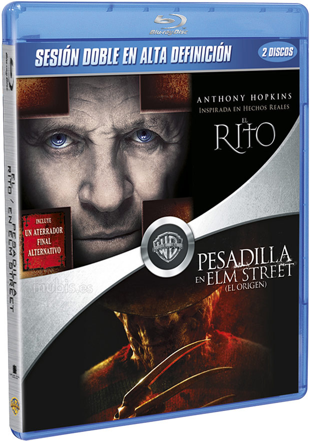 carátula Pack El Rito + Pesadilla En Elm Street Blu-ray 1