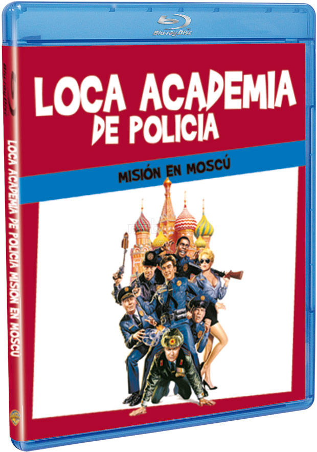 carátula Loca Academia de Policía 7: Misión en Moscú Blu-ray 1