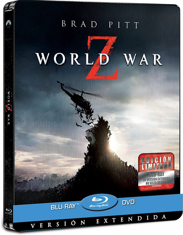 carátula Guerra Mundial Z - Edición Metálica Blu-ray 1