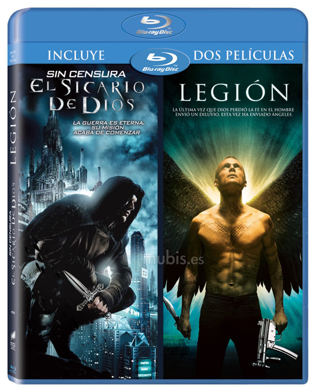 Ver Pelicula Online El Sicario De Dios Audio Latino Carátula de Pack El Sicario de Dios + Legión Blu-ray