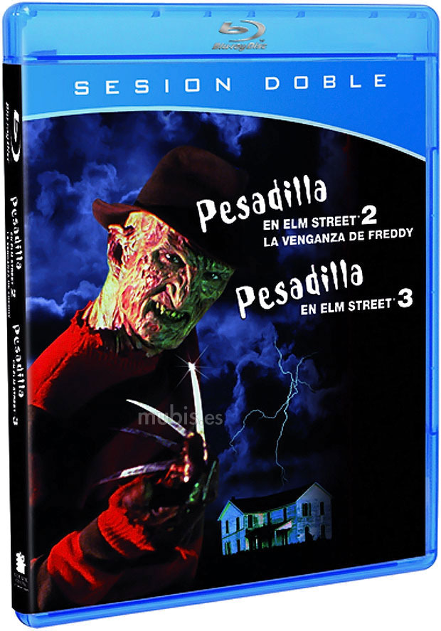 carátula Pesadilla en Elm Street 2 y 3 Blu-ray 1