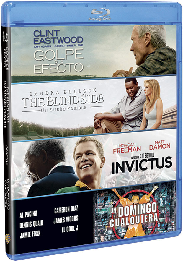 Pack Golpe de Efecto + The Blind Side + Invictus + Un Domingo Cualquiera Blu-ray