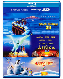 Pack Polar Express + Happy Feet 2 + Viaje Mágico a África Blu-ray