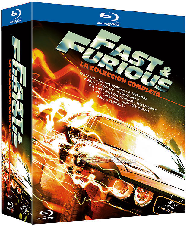 carátula The Fast and the Furious - Colección Completa Blu-ray 1
