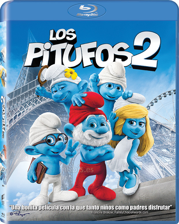 carátula Los Pitufos 2 Blu-ray 1