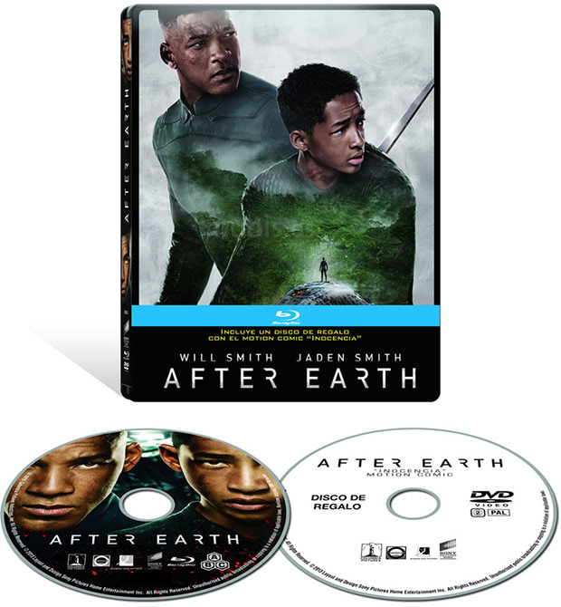 carátula After Earth - Edición Metálica Blu-ray 1
