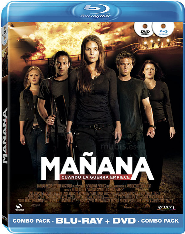 carátula Mañana, Cuando la Guerra Empiece (Combo Blu-ray + DVD) Blu-ray 0