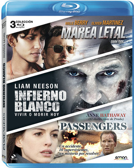 Pack Marea Letal + Infierno Blanco + Passengers Blu-ray