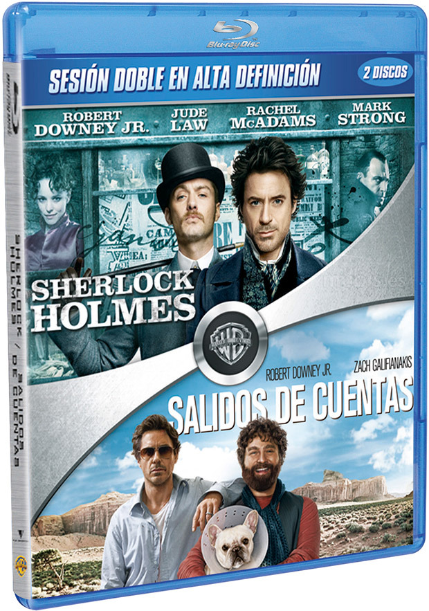 carátula Pack Sherlock Holmes + Salidos de Cuentas Blu-ray 0