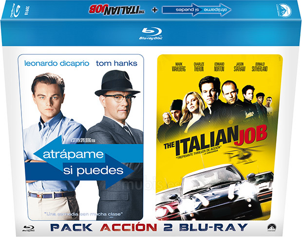 carátula Pack Atrápame si Puedes + Italian Job Blu-ray 1