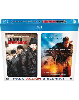 Pack Cuatro Hermanos + Shooter: El Tirador Blu-ray