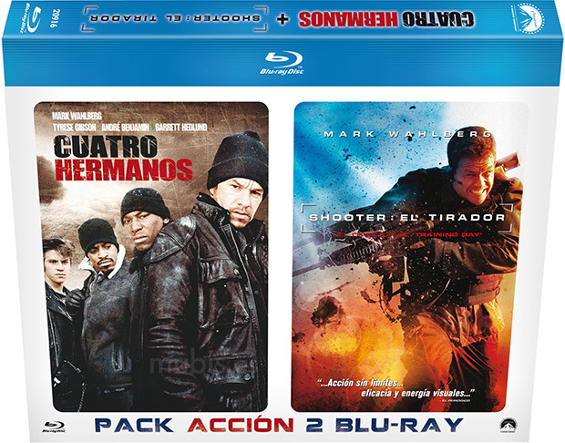 Pack Cuatro Hermanos + Shooter: El Tirador Blu-ray