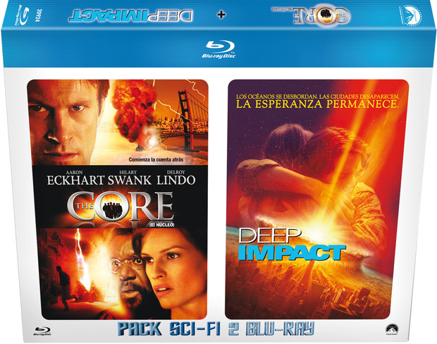 Pack The Core (El Núcleo) + Deep Impact Blu-ray