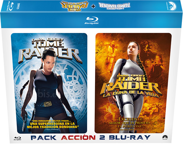 Pack Lara Croft: Tomb Raider + Lara Croft Tomb Raider: La Cuna de la Vida Blu-ray