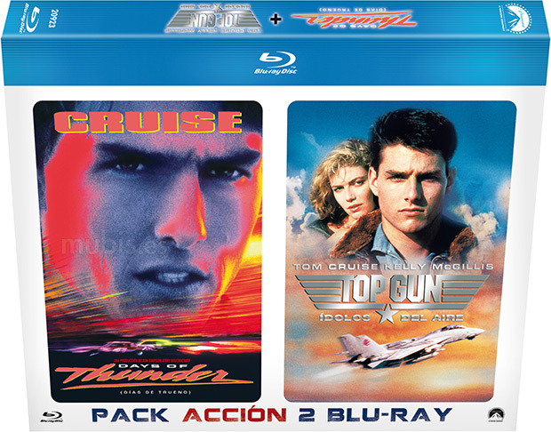 carátula Pack Días de Trueno + Top Gun Blu-ray 1