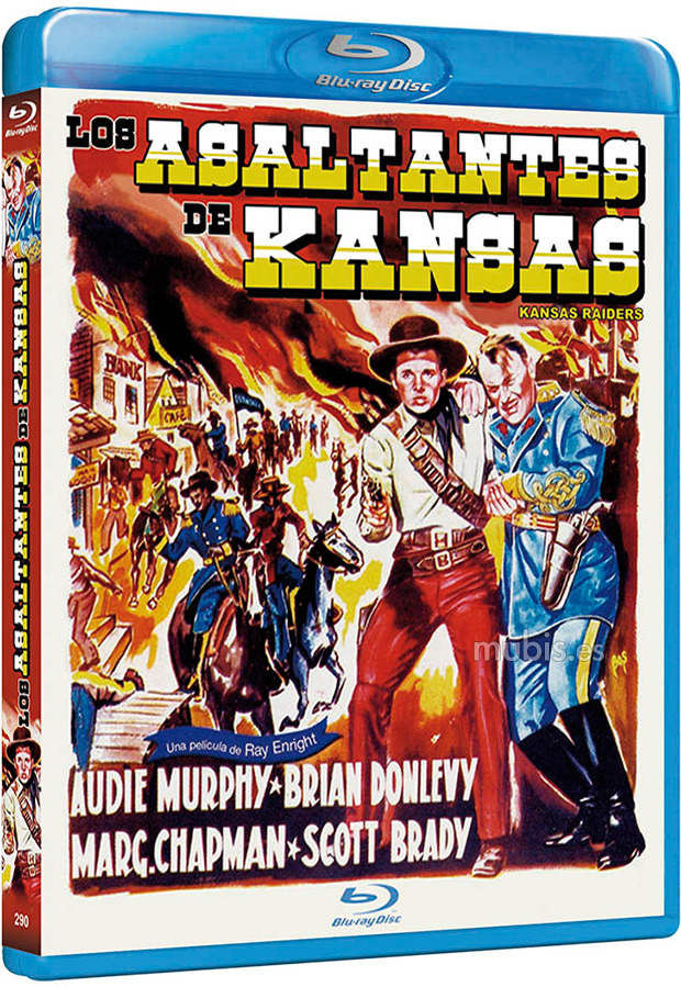 carátula Los Asaltantes de Kansas Blu-ray 1