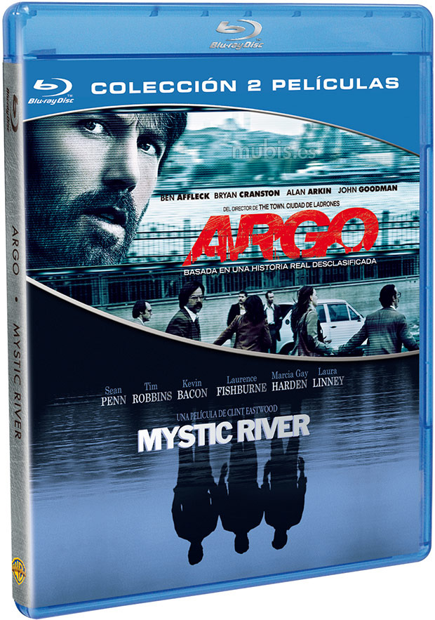 carátula Pack Argo + Mystic River Blu-ray 1
