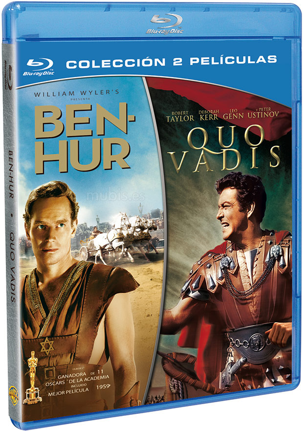 carátula Pack Ben-Hur + Quo Vadis Blu-ray 1