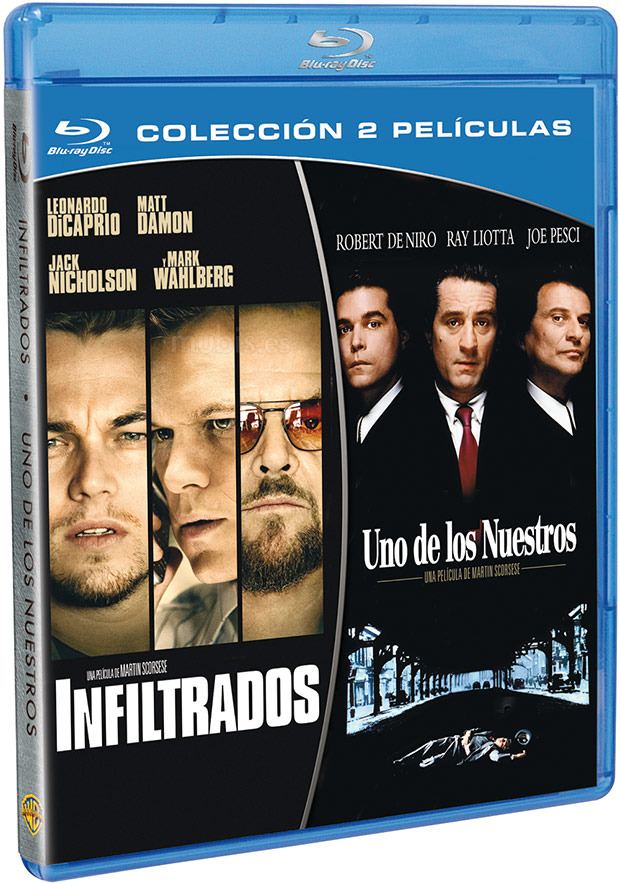 Pack Infiltrados + Uno de los Nuestros Blu-ray