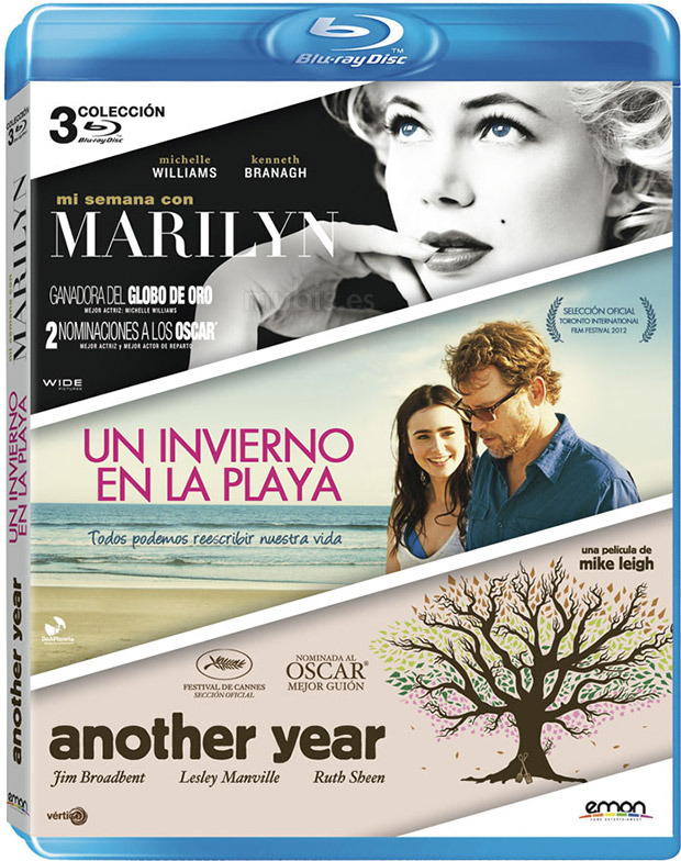 Pack Mi Semana con Marilyn + Un Invierno en la Playa + Another Year Blu-ray