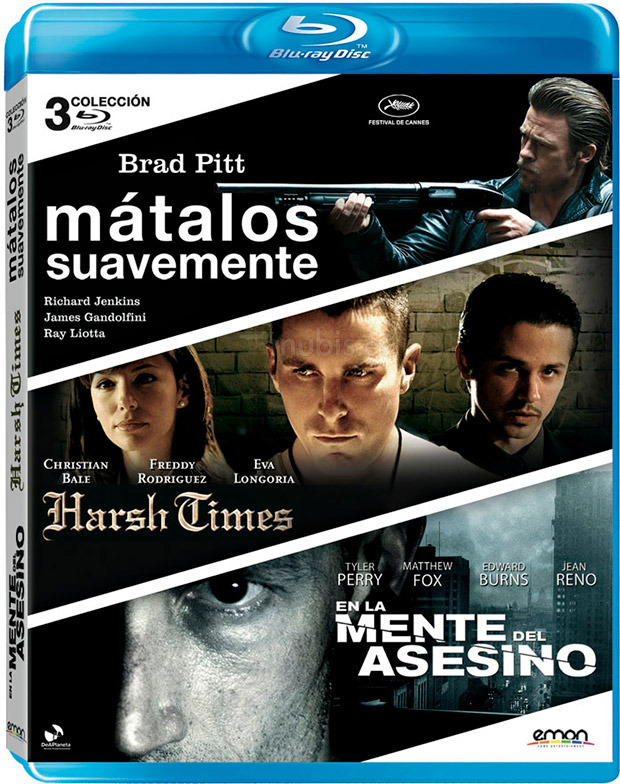 carátula Pack Mátalos Suavemente + Harsh Times + En la Mente del Asesino Blu-ray 1