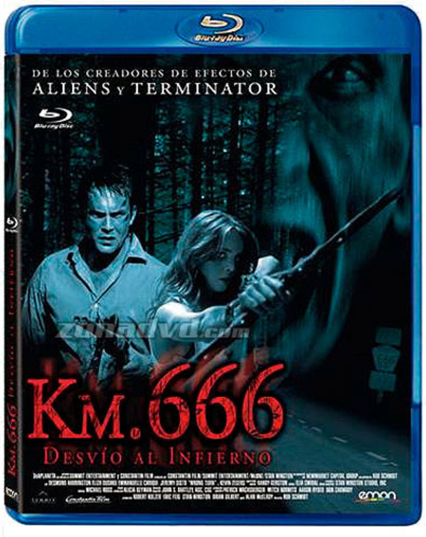 carátula Km. 666: Desvío al Infierno Blu-ray 1