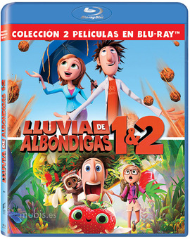 Pack Lluvia de Albóndigas 1 y 2 Blu-ray