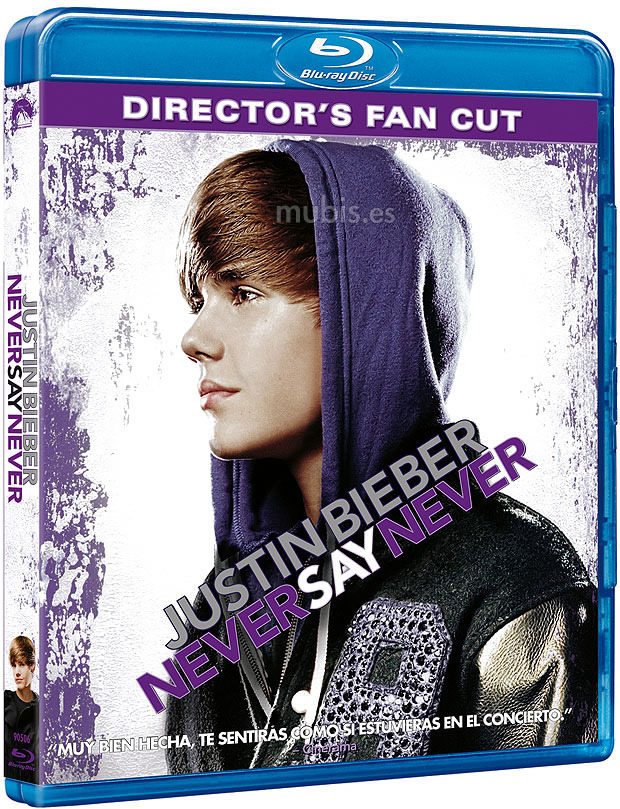 carátula Justin Bieber: Never say Never Blu-ray 1