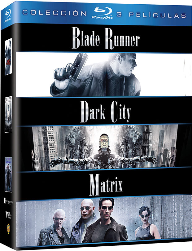 carátula Pack Blade Runner + Dark City + Matrix Blu-ray 1
