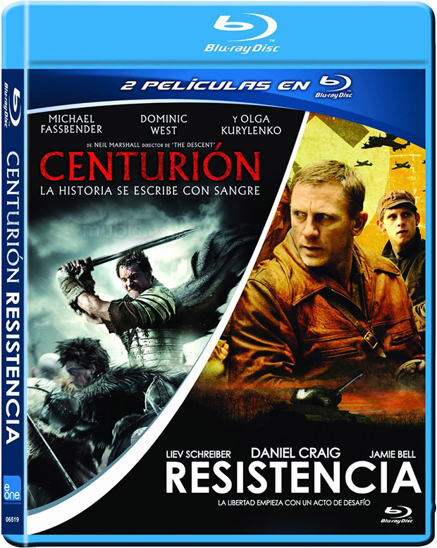 carátula Pack Centurion + Resistencia Blu-ray 1