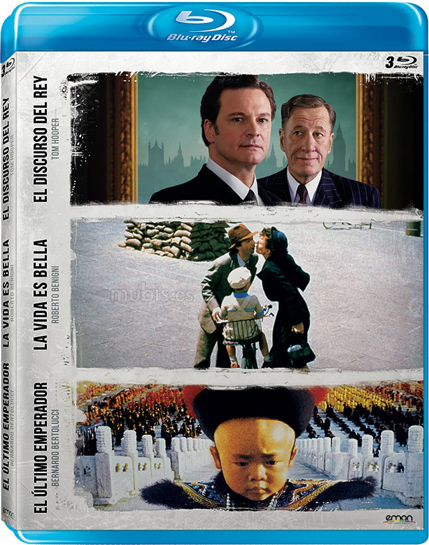 Pack El Discurso del Rey + La Vida es Bella + El Último Emperador Blu-ray