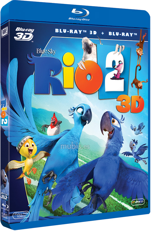 carátula Rio 2 Blu-ray 3D 1