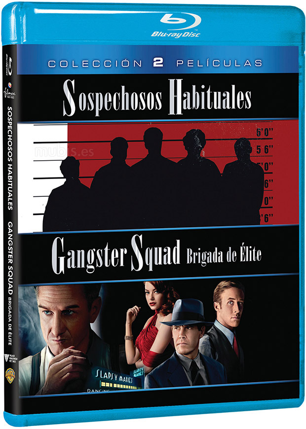 carátula Pack Sospechosos Habituales + Gangster Squad Blu-ray 1