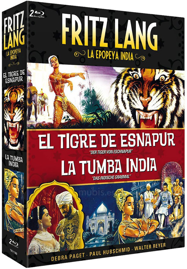 carátula Fritz Lang - La Epopeya India Blu-ray 1