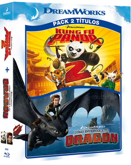 Pack Kung Fu Panda 2 + Cómo Entrenar a Tu Dragón Blu-ray