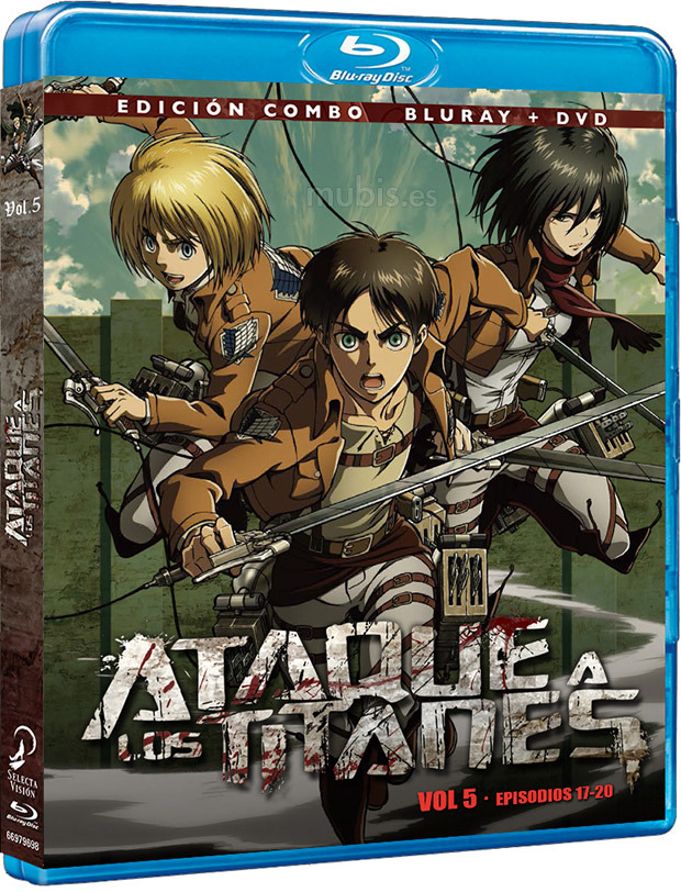carátula Ataque a los Titanes - Volumen 5 Blu-ray 1