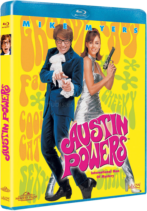 carátula Austin Powers: Misterioso Agente Internacional Blu-ray 1
