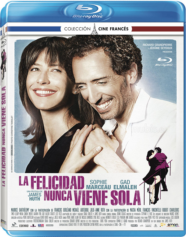 carátula La Felicidad Nunca viene Sola (Cine Francés) Blu-ray 1