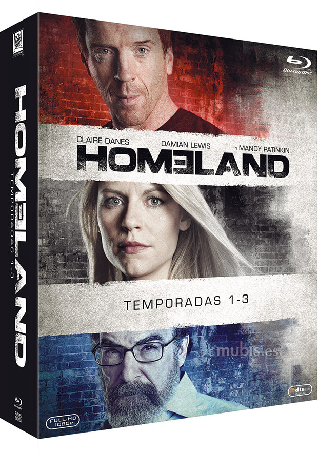 carátula Homeland - Temporadas 1 a 3 Blu-ray 1