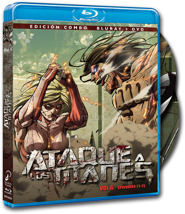 carátula  Ataque a los Titanes - Volumen 6 Blu-ray 1