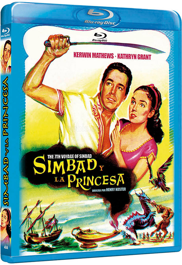 carátula Simbad y la Princesa Blu-ray 1