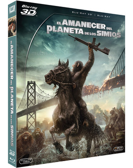 El Amanecer del Planeta de los Simios Blu-ray 3D