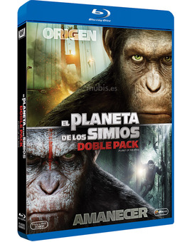 Pack El Origen del Planeta de los Simios + El Amanecer del Planeta de los Simios Blu-ray