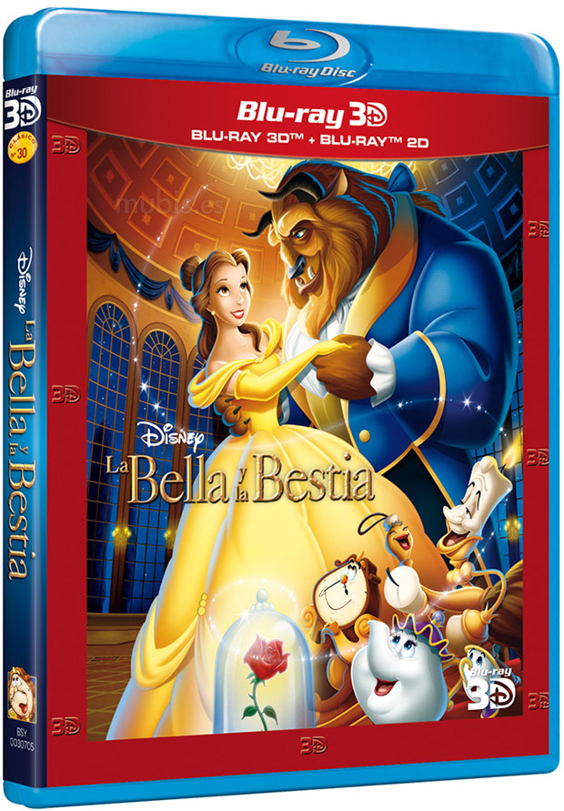 carátula La Bella y la Bestia - Edición Sencilla Blu-ray 3D 1