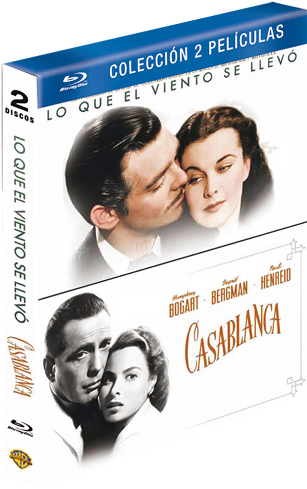 Pack Lo que el Viento se Llevó + Casablanca Blu-ray