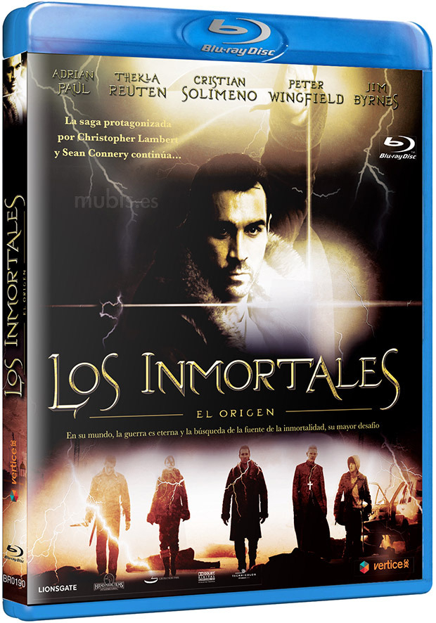 carátula Los Inmortales: El Origen Blu-ray 1