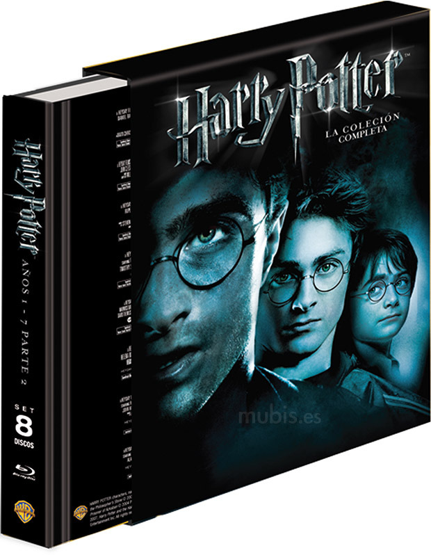 carátula Harry Potter: La Colección Completa - Edición Libro Blu-ray 1