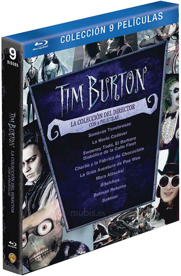 carátula Tim Burton - La Colección del Director Blu-ray 1