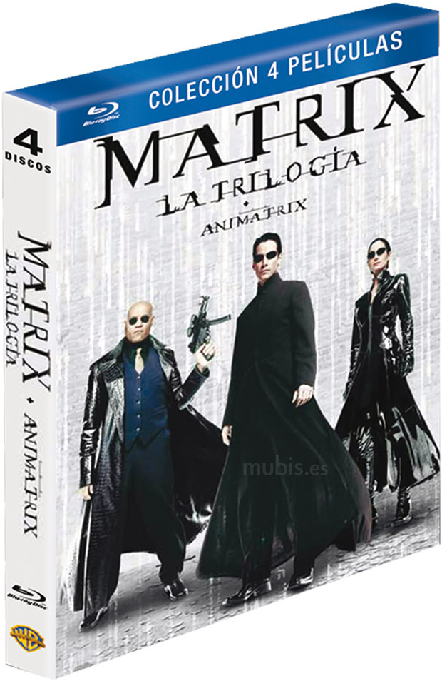 carátula Matrix: La Trilogía + Animatrix Blu-ray 1