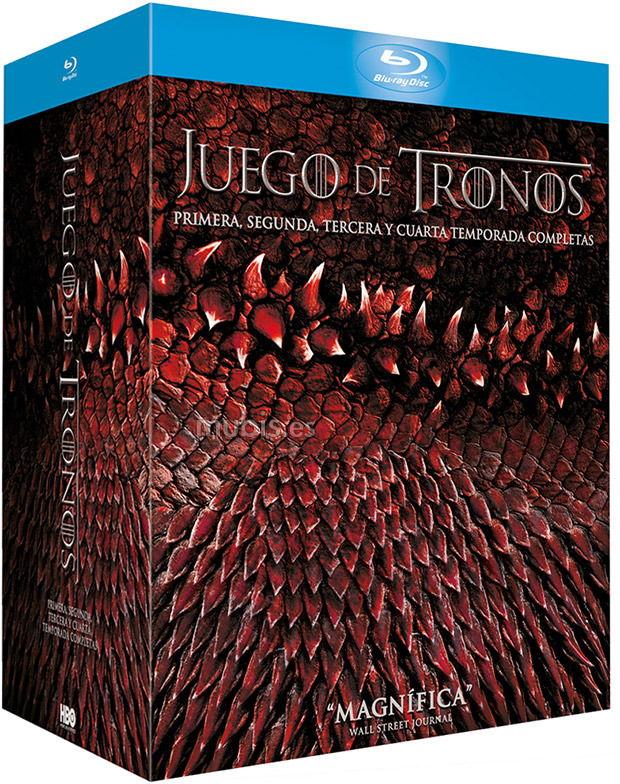 Existencia corona por inadvertencia Juego de Tronos - Temporadas 1 a 4 Blu-ray